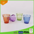 Colored Glass Cups With Customized logos